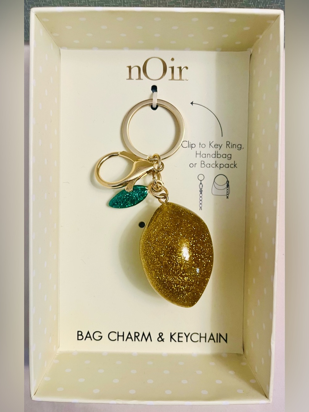 THE GRACIOUS MAKER Pray Journal & nOir Lemon 🍋 Bag Charm/Keychain Bundle. NWT - Picture 5 of 6